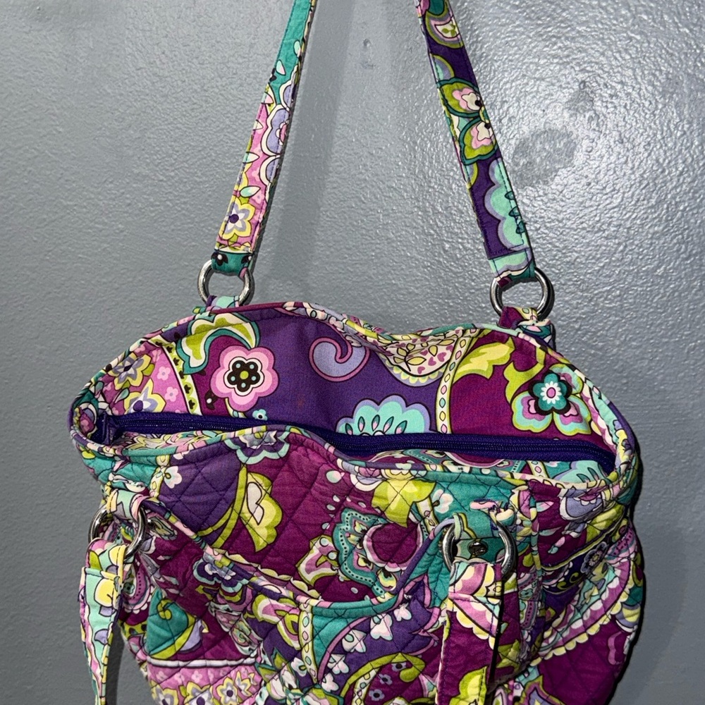 Vera Bradley Plum Crazy Pattern - Picture 3 of 5